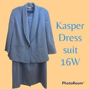 Light blue Kasper dress suit Size 16W